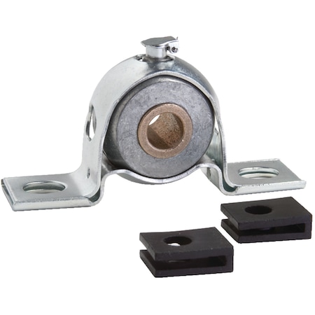 Clesco PBPS-BR-062 Bronze Bearing, Pressed Steel Housing, Self-Aligning, Standard PBPS-BR-062